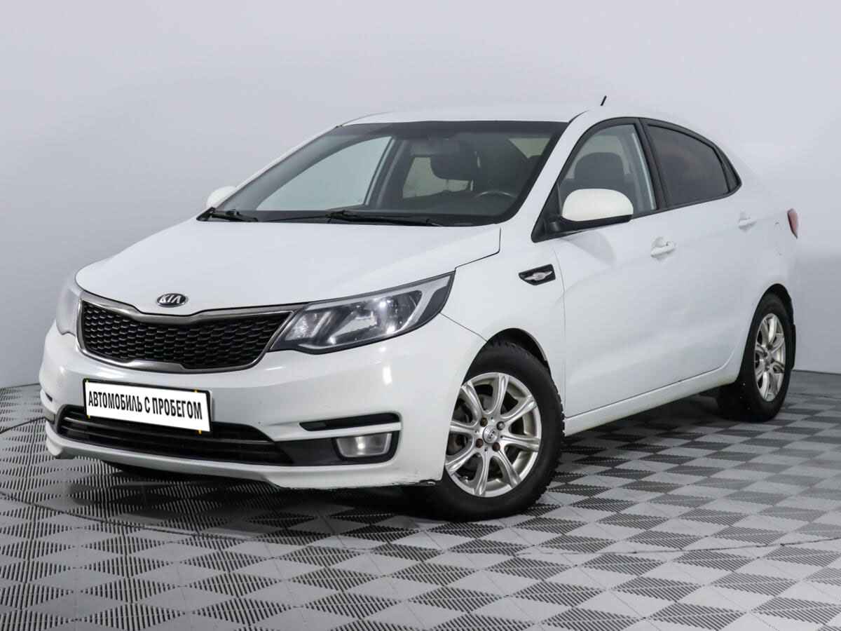 Kia Rio 2016 белая